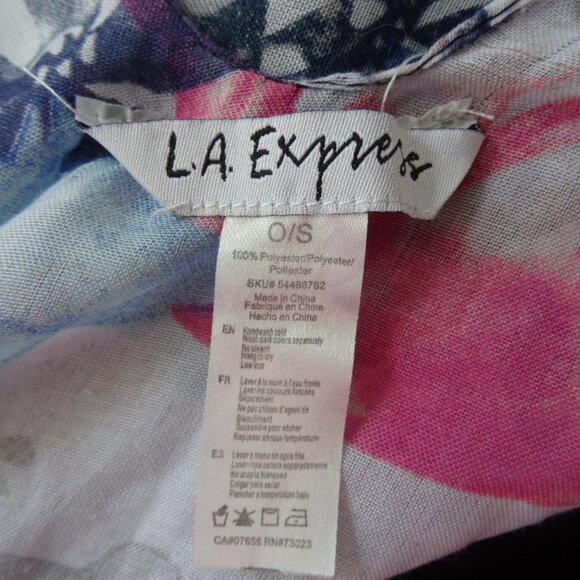 womens shawl/cover up floral pattern OS brand new - Picture 4 of 6